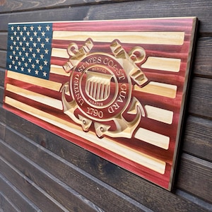 United States Coast Guard American flag