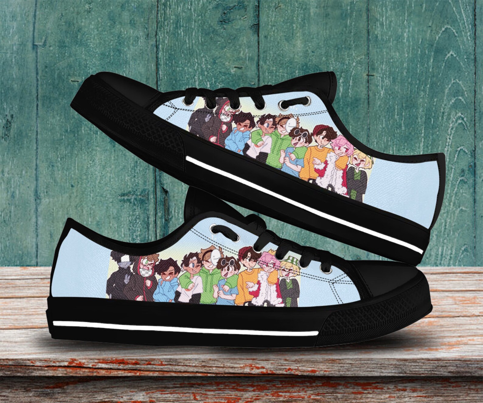 Dream SMP Custom Lowtop YouTubers Dream Running Shoes Etsy