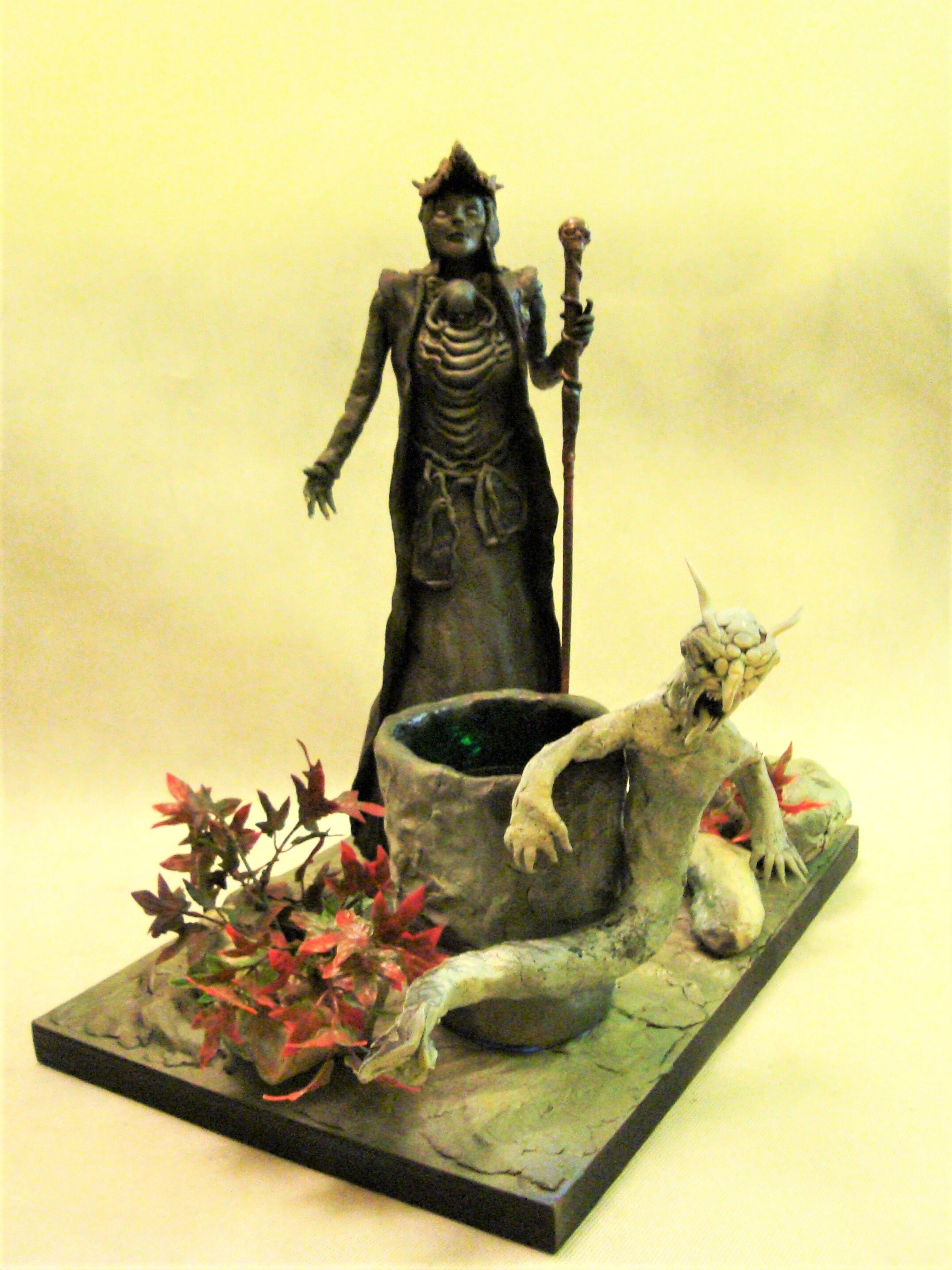 Dark fantasy witch horror statue 1/4 figure 44cm oracle Etsy