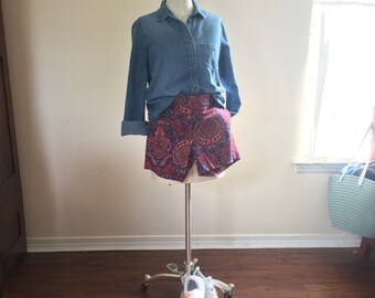 Paisley Shorts - Etsy