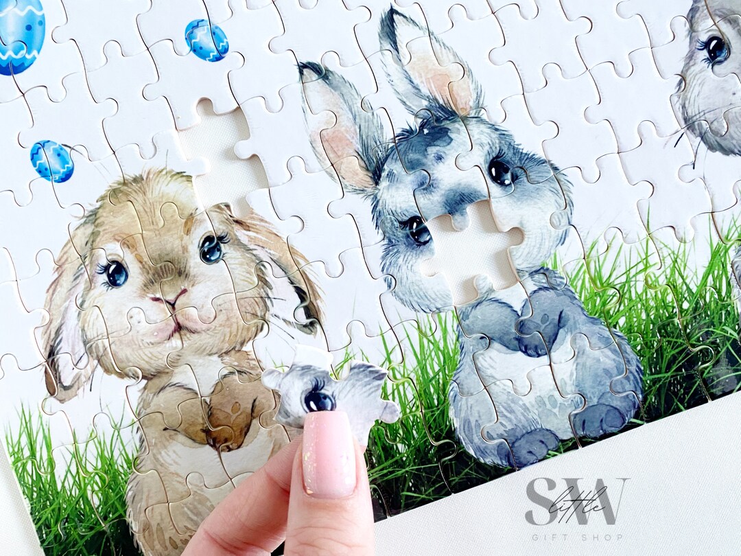 Easter Jigsaw Children's Jigsaw Easter Gift Children's Gift Easter