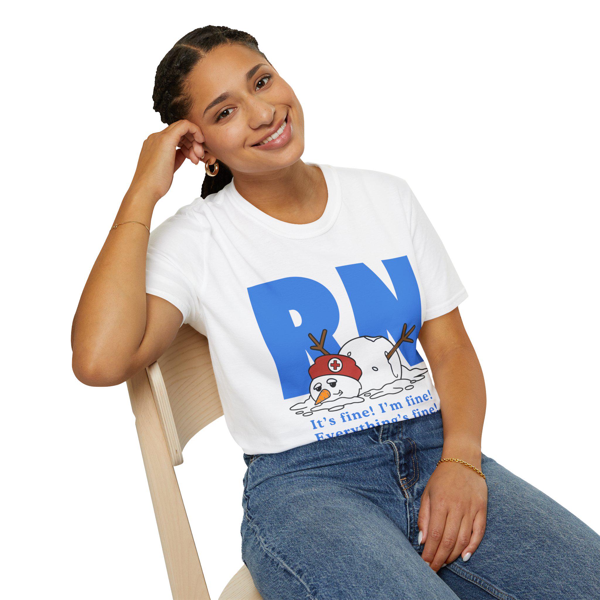 Everything is Fine! RN Short Sleeve T-Shirt