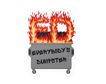 ED Dumpster Fire Sticker