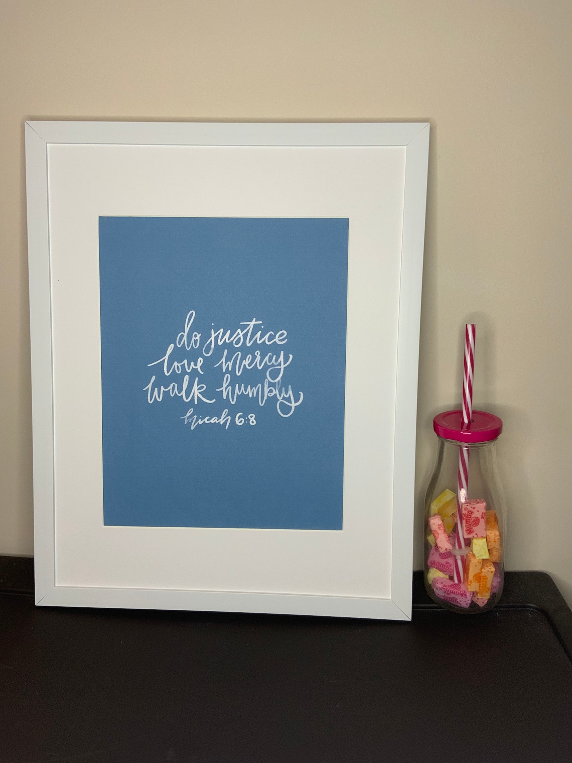 Micah 6:8 Poster Printable. Bible Verse Art | Etsy