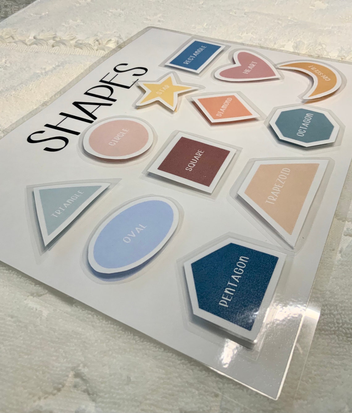 Shapes Matching Printable - Etsy