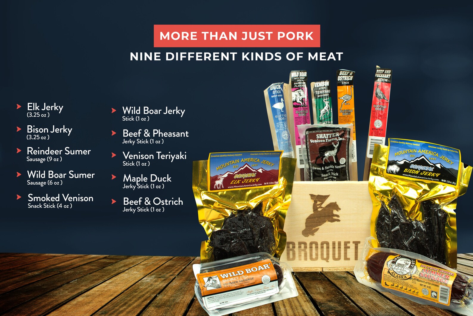 Exotic Snacks Meat Crate Exotic Meat Box for Fathers Day Etsy