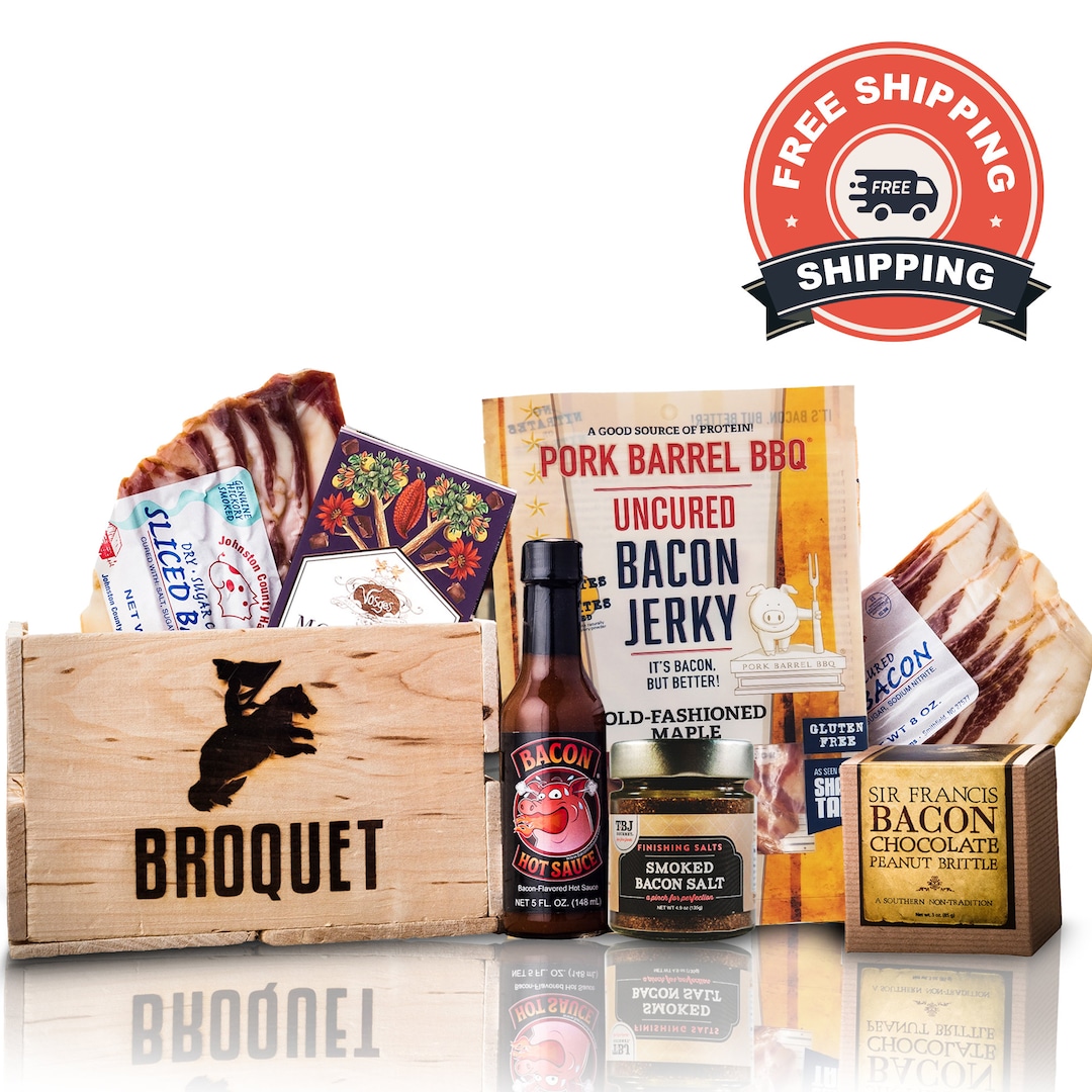 Bacon Gift Pack for Men Bacon Gifts for Him Bacon Lover Gifts Christmas