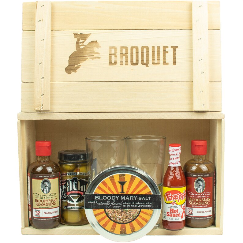 Bloody Mary Diy Cocktail Kit Bloody Mary Gift Basket Etsy