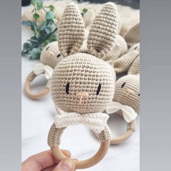 Amigurumihase Greifring Boy/Girl