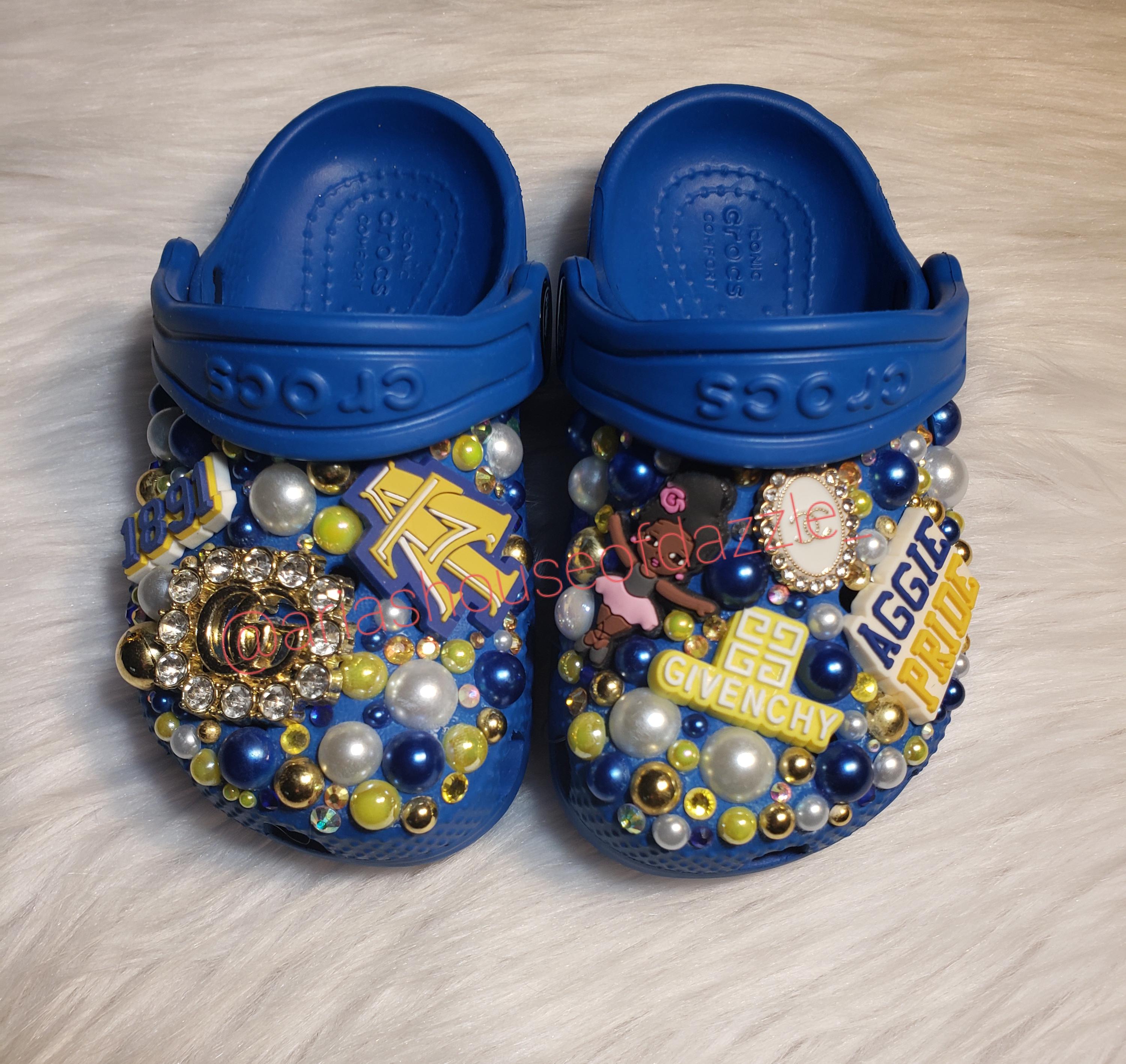 Boys Minecraft Custom Crocs Size J4 - Etsy display picture 2