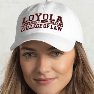 Baseball Cap Loyola Law New Orleans hat