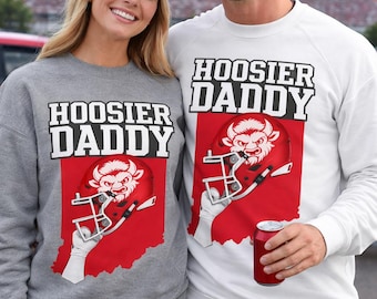 Hoosier Daddy Indiana Football PNG | T-Shirt Design (Digital Download)|2 Files