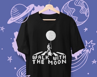 Astronaut Shirt, Mond Shirt, Space Shirt, Retro Futurism, Spaceman Shirt, Unisex Heavy Cotton Tee