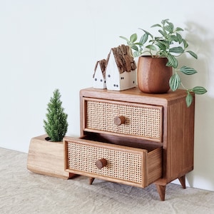 Mini Twin Drawers - Made of sustainable teak wood