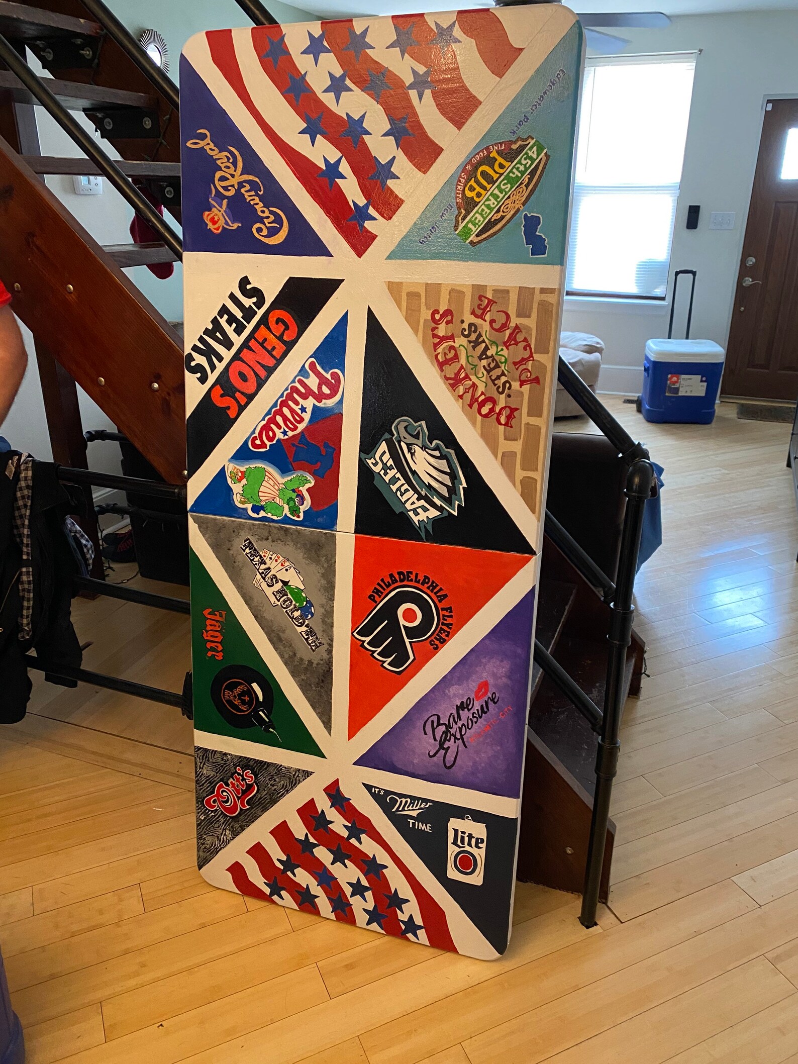 Custom Painted Pong Table Etsy