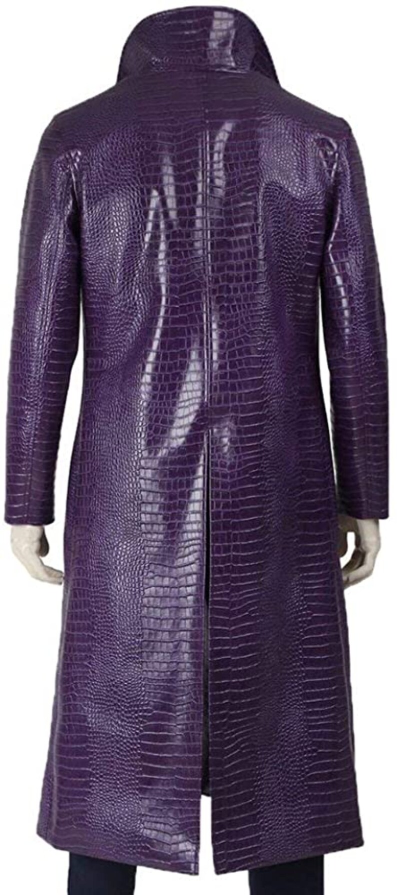 Joker Purple Jacket Coat Stylish Purple Trench Coat Men Etsy