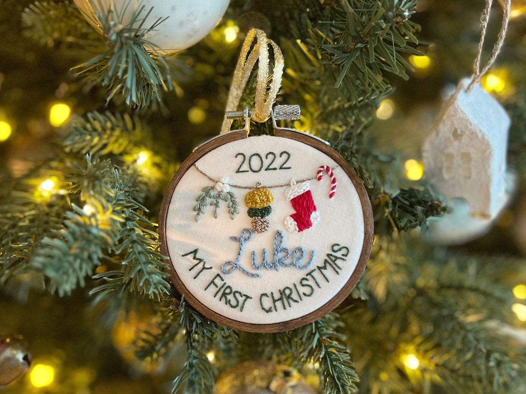 My First Christmas Ornament Keepsake Christmas Ornament Etsy