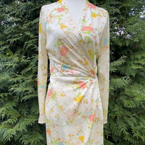 1970er Jahre Wickelkleid XS/S