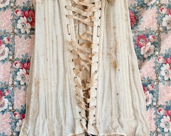 Antik edvardiansk korsett från 1900-talet | Underkläder från sekelskiftet