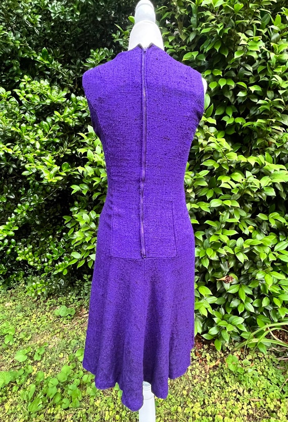 1960s Purple Mod Dress by Alison Ayres - image 2