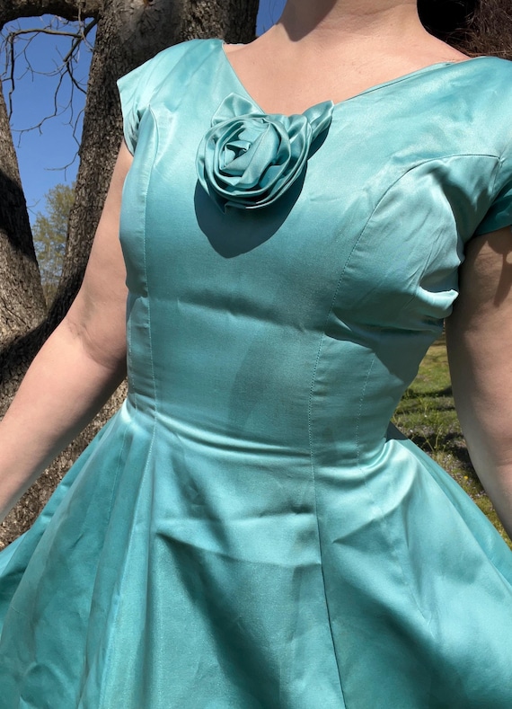 masquerade homecoming dresses Tea Length Dress Collection: Aqua Woman – Lineage & Leaf main image 0