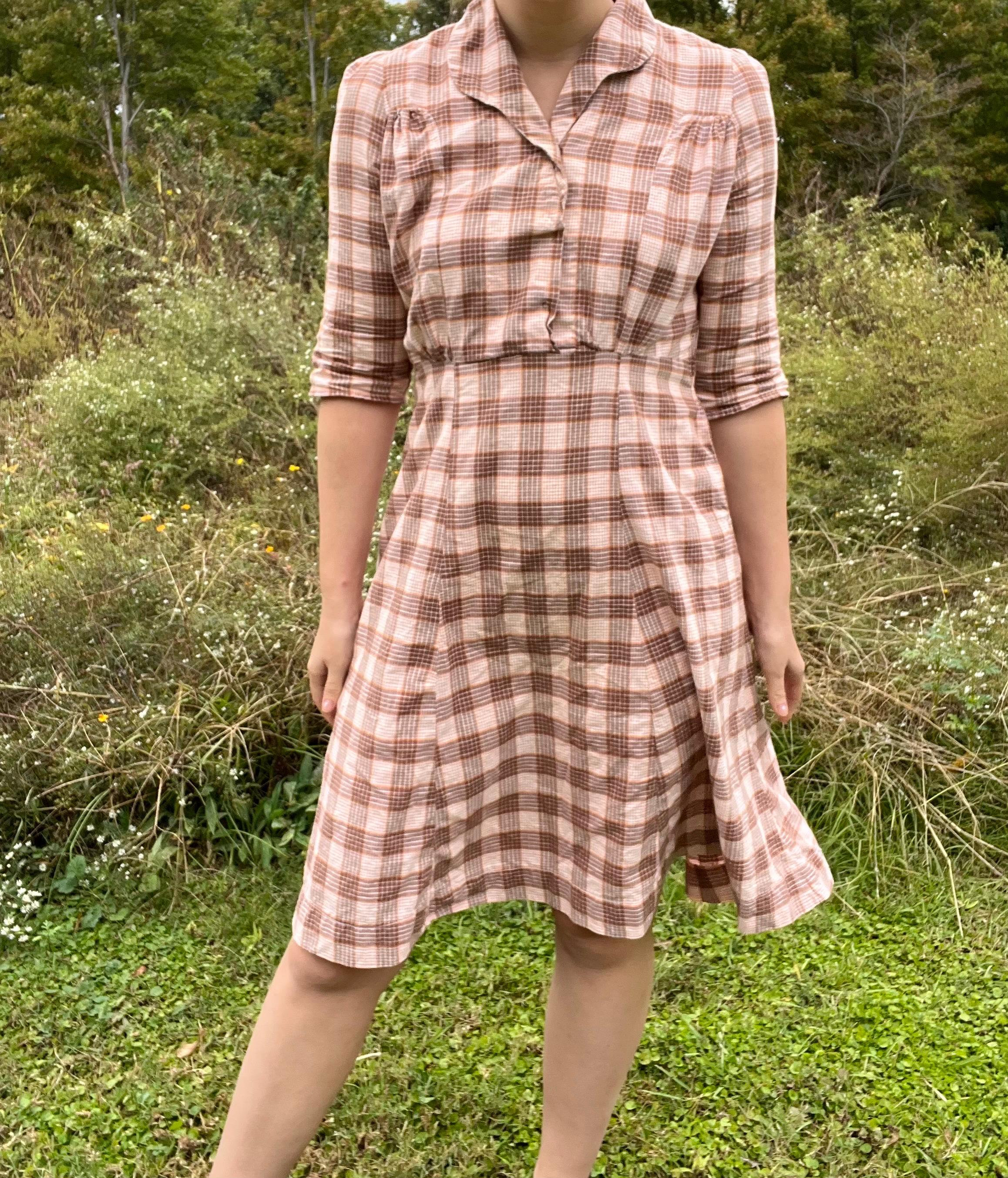 Plaid House Dress - Etsy Singapore Plaid House Dress - Etsy Singapore