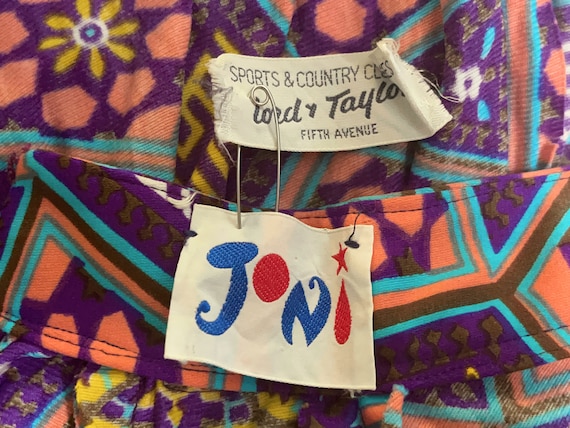 1970s Psychedelic Purple Maxi Dress by Joni for L… - image 3