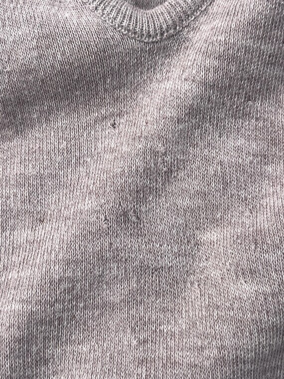 AS IS 1960s Oatmeal Sweater Vest | Archdale 100% … - image 2