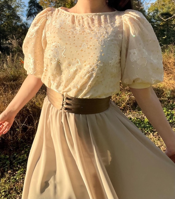 green emerald velvet dress Long Bell-Sleeve Pleated Long Formal Dress CD242 main image 1