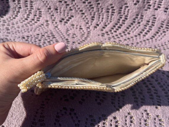 1950s Faux Pearl Clutch | David's Import | Made i… - image 6