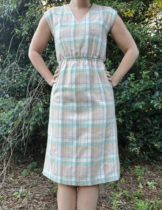 blue colour dress for women Handwoven Cotton Slub A-Line Dress  Aboli Blue