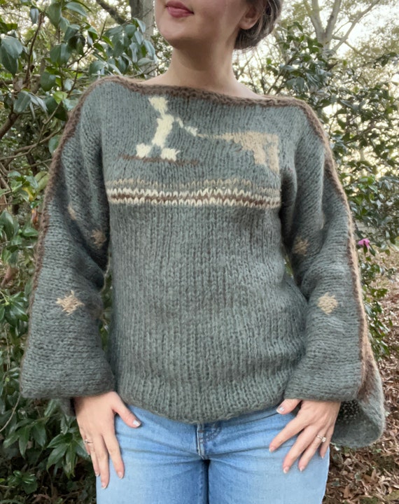 1980s Cozy Sweater by La Squadra | Made in Italy