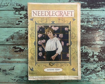 Needlecraft Magazine augustus 1920 | Vintage tijdschrift | Modegeschiedenis en naaimateriaal