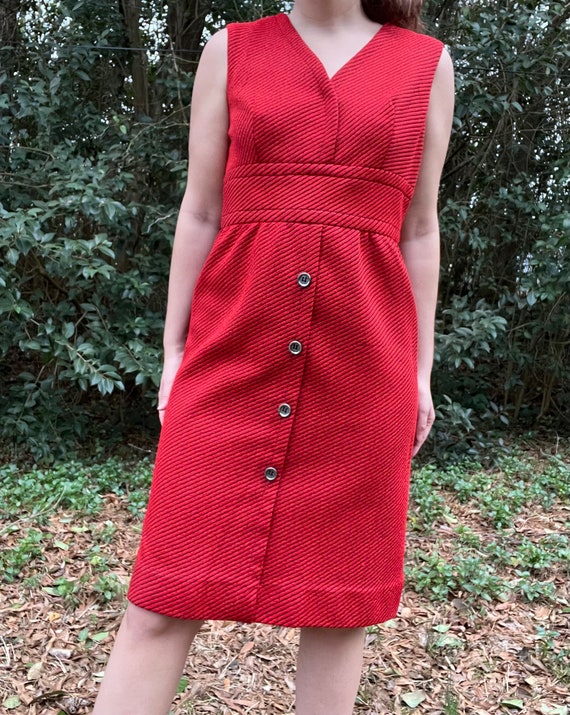 1970s Red Suit by Alex Garay Ltd. | 70s Dress wit… - image 7