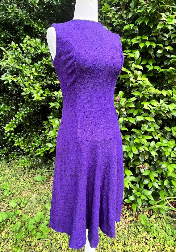 1960s Purple Mod Dress by Alison Ayres - image 4