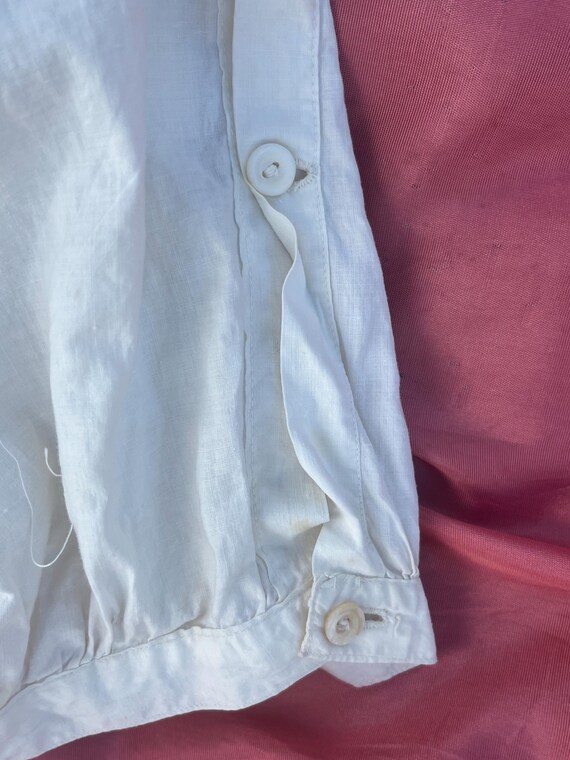 Antique Edwardian Corset Cover Camisole with Croc… - image 5