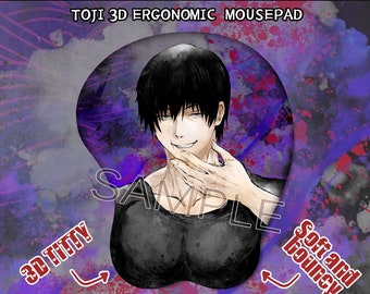 Irresponsible but Powerful Mercenary/Father Single Dad Oppai Mousepad Ergonomic 3D Male Hot Anime Guy Pre-Order
