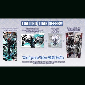 Von Lycaon Dakimakura ver.2 Body pillow cover Zenless Zone Zero ZZZ Fan made merch Fan art Legit Furry pillow zzzero Gift Bundle
