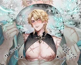 Varka Oppai Mousepad Ergonomic 3D Genshin Impact Male Booba Anime  Fan art creation merch