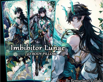 Imbibitor Lunae / Dan Heng Körperkissen Honkai Star Rail HSR Male Daki 2-Wege-Tricot 3D Brustfächer Made- High Quality