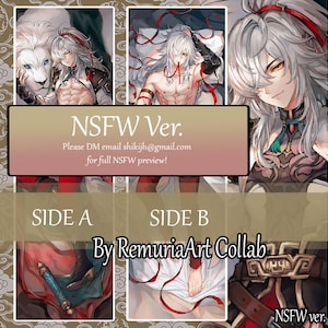 ジン・ユアン 抱き枕 ホンカイ スターレール HSR 男性 Daki 2Wayトリコット 3D胸 ファンアート 製 画像 3