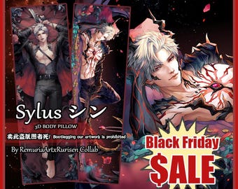 Sylus Body pillow Abysm Sovereign Dragon Sylus Dakimakura Love and Deep Space Fan art Fan made pillow case Legit Anime  fan merch