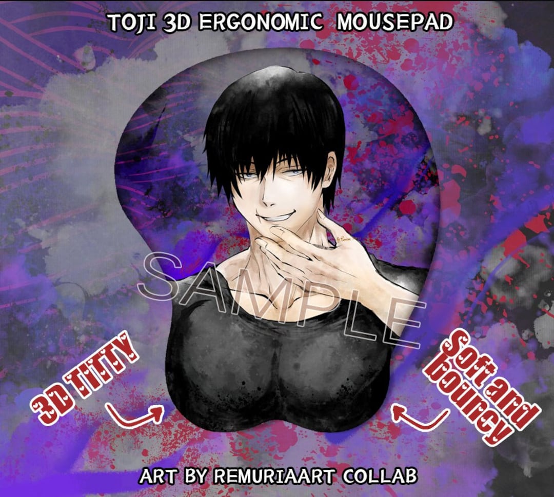 Irresponsible but Powerful Mercenary/father Single Dad Oppai Mousepad Ergonomic 3D Male Hot Anime Guy Pre-order - Etsy