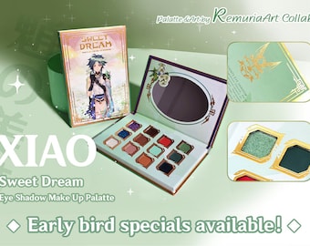 Xiao's Sweet Dream Eyeshadow Makeup Book Palette Genshin Impact