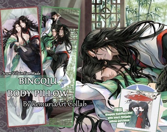 Scum villain self-saving System Luo BingHe X Shen QingQiu Body pillow Dakimakura Bingqiu fanart BL Danmei Yaoi  MXTX Ren Zha Fanpai SVSSS