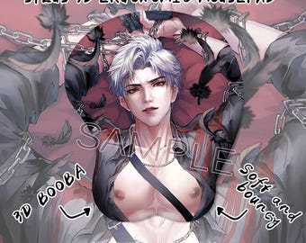 Sylus Oppai Mousepad Ergonomic 3D Male Anime Love and Deepspace Fanmade