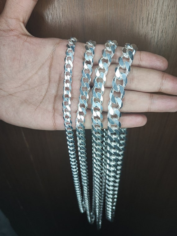 Collana Uomo Cubana Iced Out - Catena In Lega Con Zirconi - Stile Hip Hop