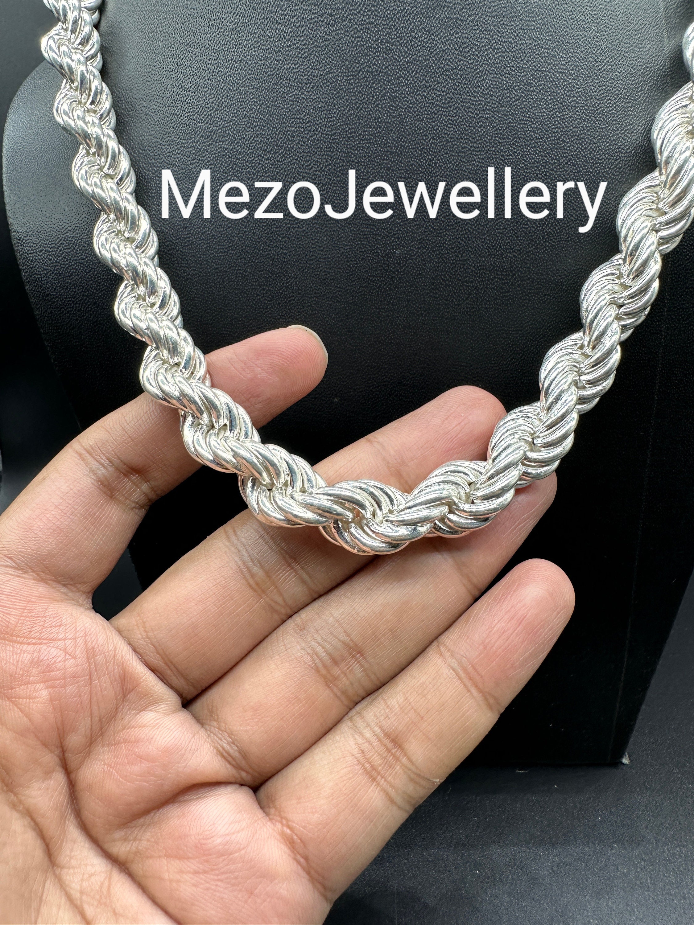 Mexico 925 Starke 925er Sterlingsilber-Kette Aus Italien – Runde