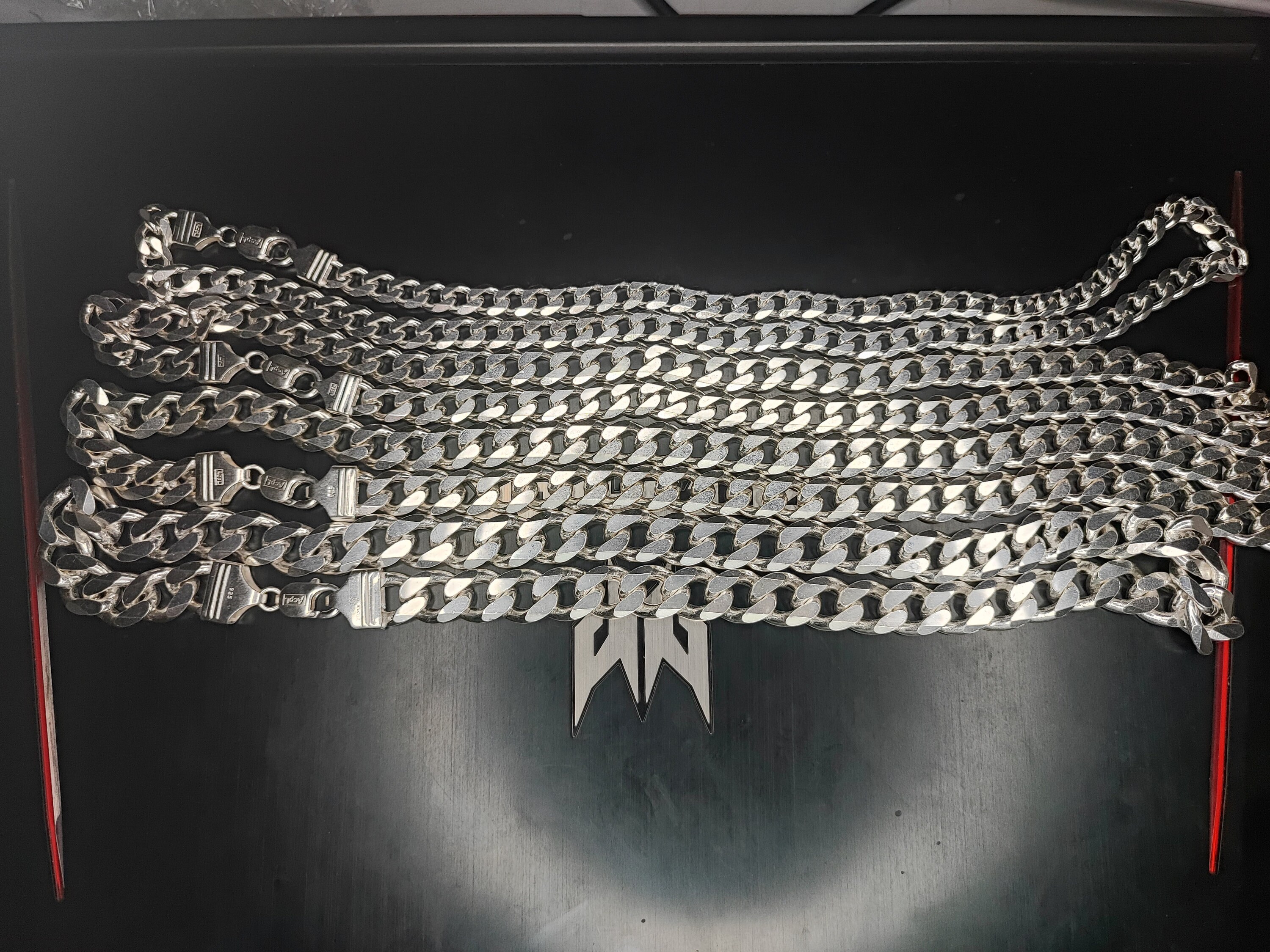 Catena Cubana In Argento Da Uomo – Collana Con Catena In Acciaio - Foto 4