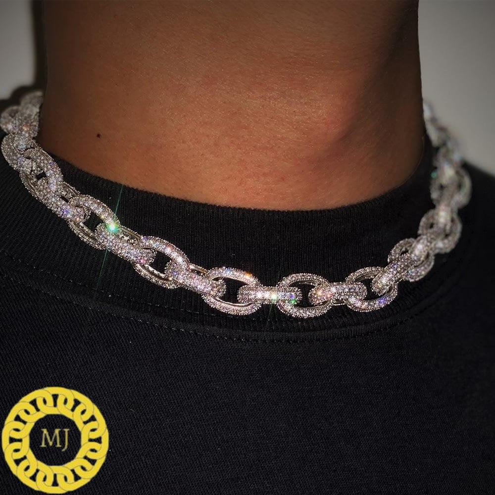 Iced Out Rolo Link Etsy UK